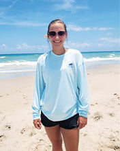 Load image into Gallery viewer, Unisex Long-Sleeve Performance T-Shirt - Ice Blue