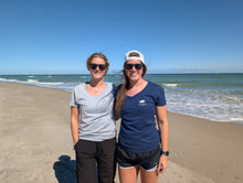 Load image into Gallery viewer, Women's Cotton V-Neck T-Shirt - Navy
