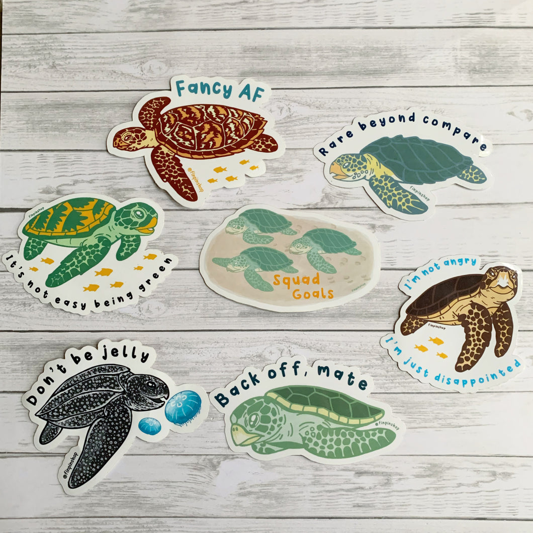 Sea Turtle Sticker Pack