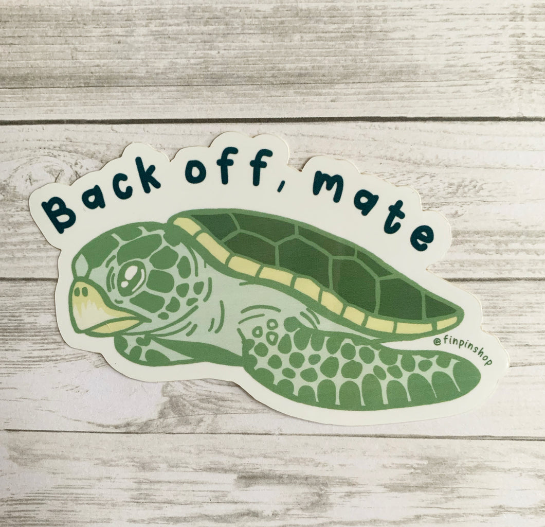 Flatback Sea Turtle Sticker